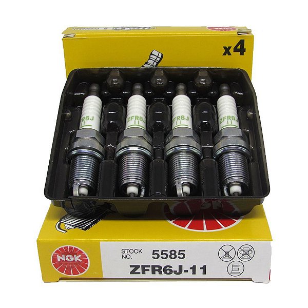 NGK ZFR6J11D VELA DE IGNIÇÃO 4 VELAS
