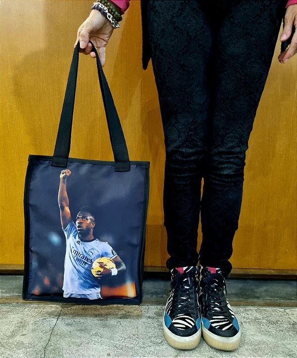 BOLSA EM LONA ESTAMPA  VINI JR