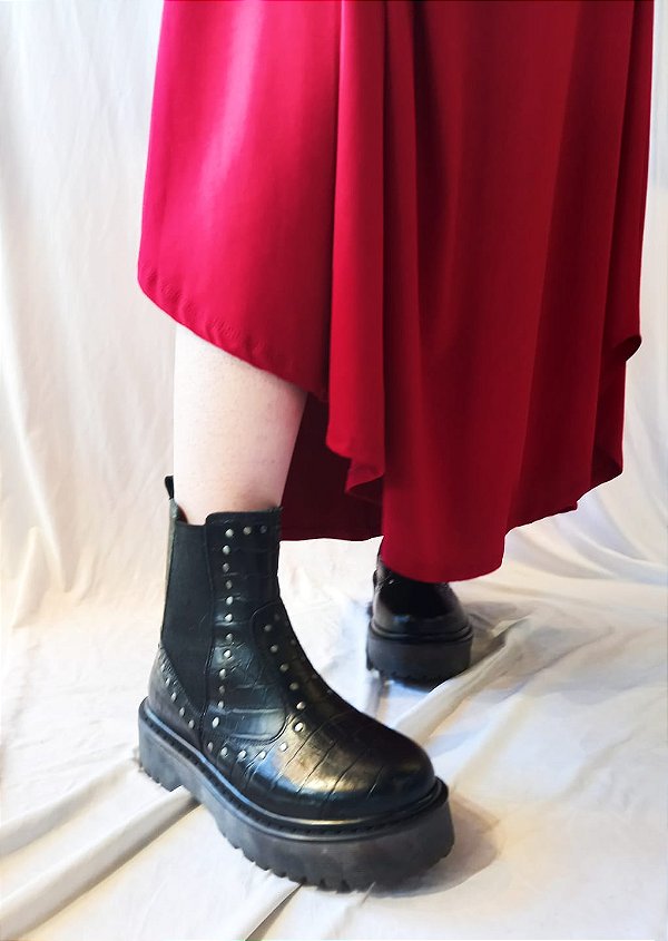 BOTA CHELSEA CROCO