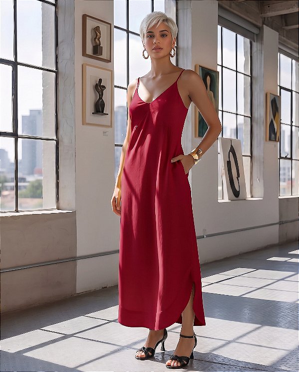 VESTIDO BETH VERMELHO