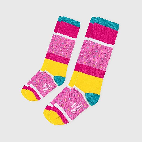 Kit Família Meia KidSplash! 3/4 Confete