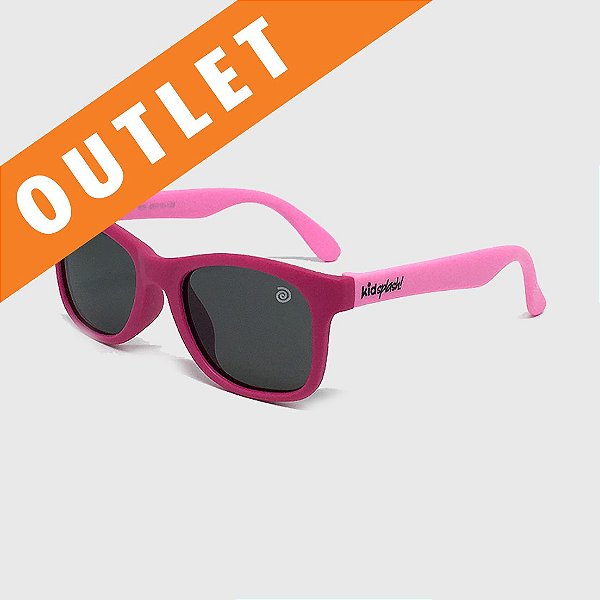 [OUTLET] Óculos de Sol Infantil Flexível com Lente Polarizada e Proteção UV400 Pink e Rosa Claro