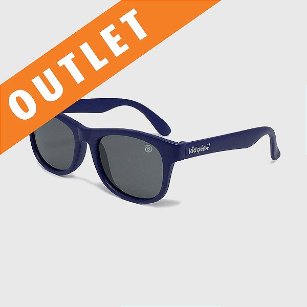 [OUTLET] Óculos de Sol Infantil Flexível com Lente Polarizada e Proteção UV400 Azul Marinho