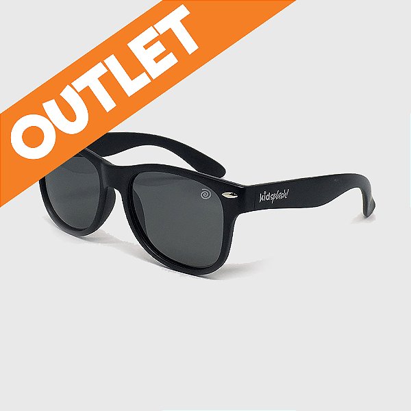 [OUTLET] Óculos de Sol Infantil Flexível com Lente Polarizada e Proteção UV400 Preto