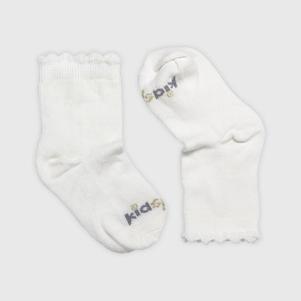 Meia KidSplash! Soquete Colors Off-White