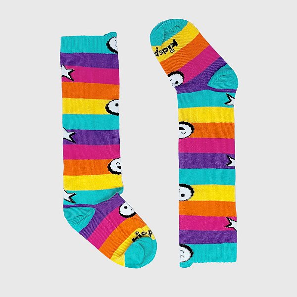 Meia KidSplash! 3/4 Emoji