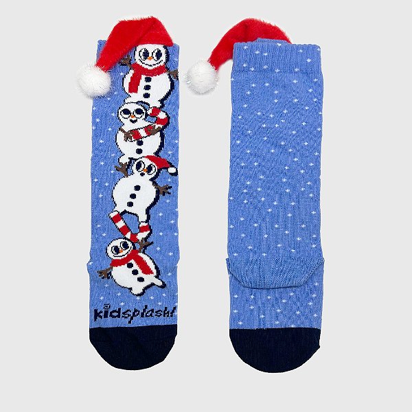 Meia KidSplash! 3/4 Snowman Touca 3D