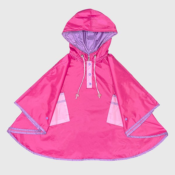 Capa De Chuva KidSplash! Lisa Triple Color Pink