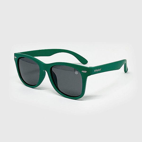 Óculos de Sol Infantil Flexível com Lente Polarizada e Proteção UV400 Verde Menta