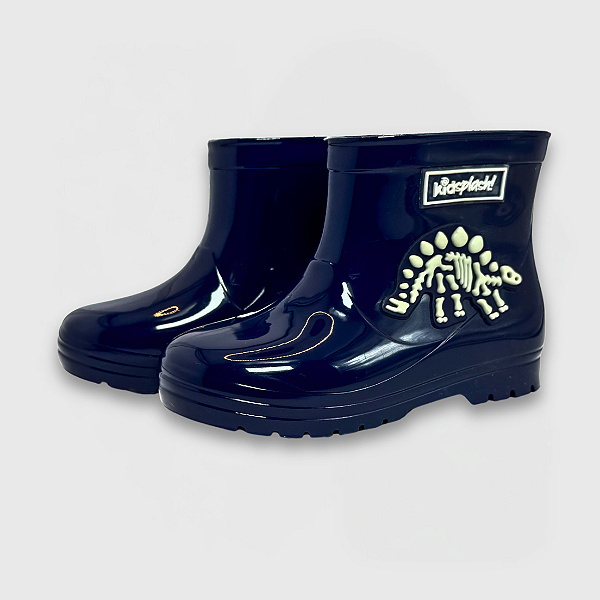 Galocha KidSplash! Baby Azul Marinho Fóssil Brilha no Escuro