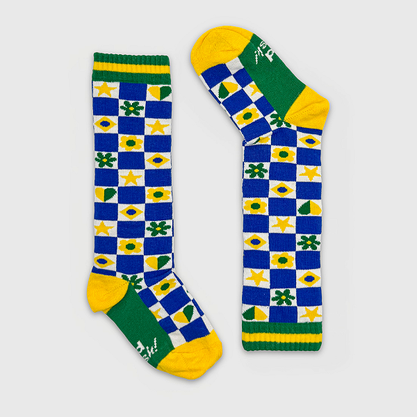 Meia KidSplash! 3/4 Brasileirinha