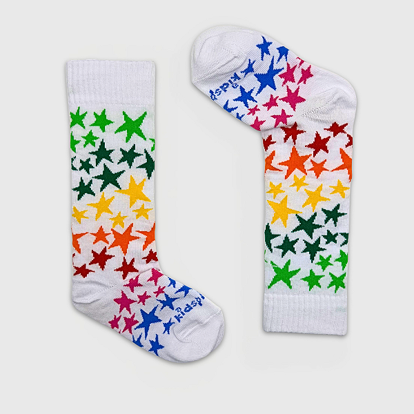 Meia KidSplash! 3/4 Pé nas Estrelas