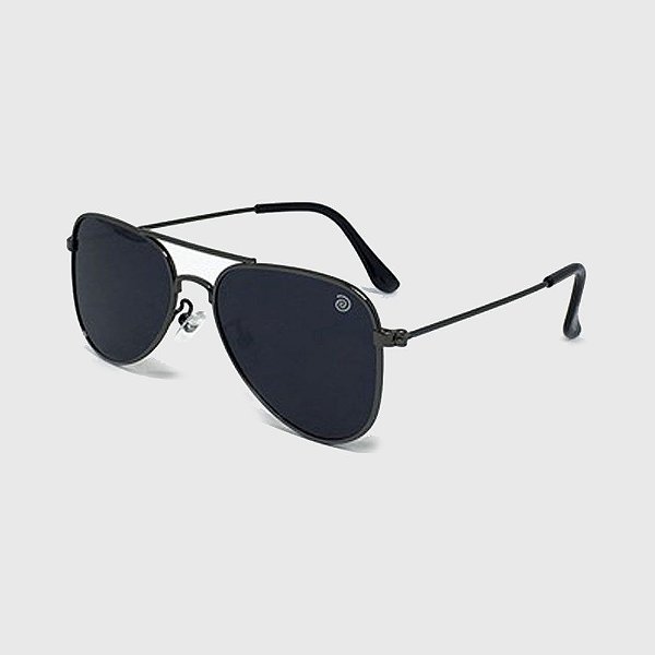 Óculos de Sol Infantil com Proteção UV400 Aviador Preto