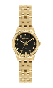 Relógio Condor Feminino Mini Dourado - CO2035NFS/4P