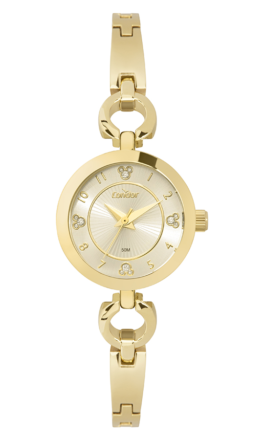 Relógio Condor Feminino Bracelete Dourado - CO2035NOG/5X