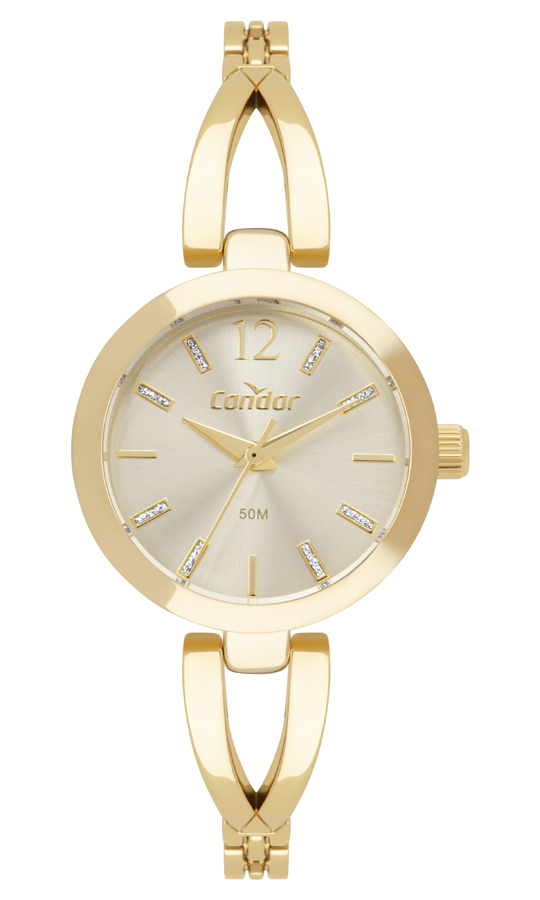 Relógio Condor Feminino Bracelete Dourado - CO2035NQF/5X