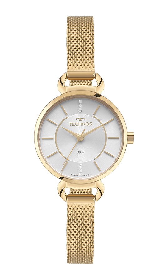 Relógio Technos Feminino Mini Dourado - 2035NBQ/1K