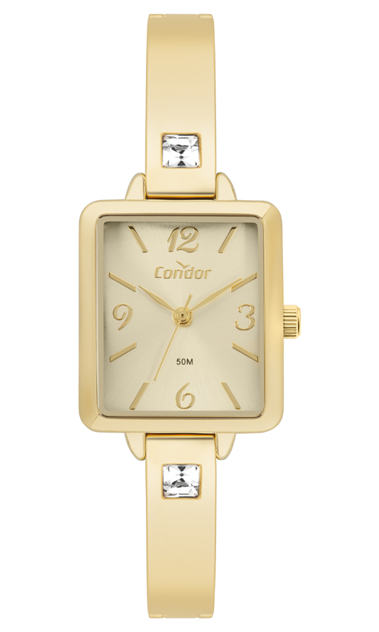Relógio Condor Feminino Bracelete Dourado - CO2035NQE/5D