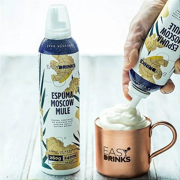 ESPUMA DE GENGIBRE MOSCOW MULE ZERO - EASY DRINKS