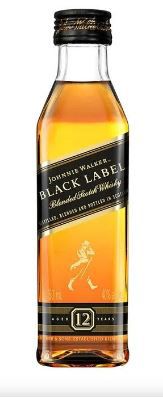 MINIATURA WHISKY JW BLACK LABEL 50ML