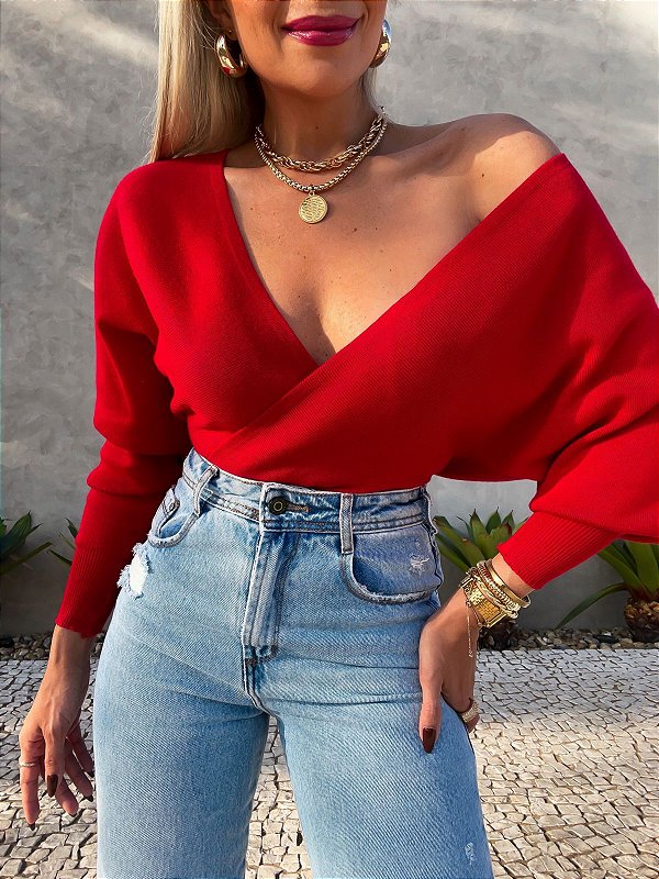 Blusa Modal Ibiza Vermelha