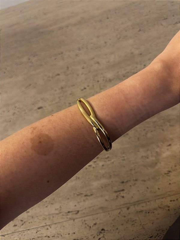 Bracelete Vazado Dourado