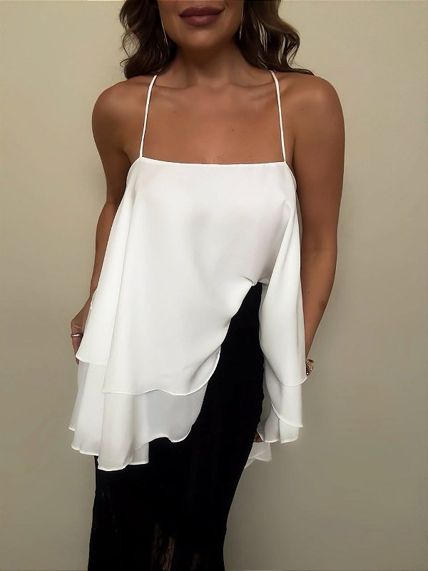 Blusa Alcinha Lorenza Branca