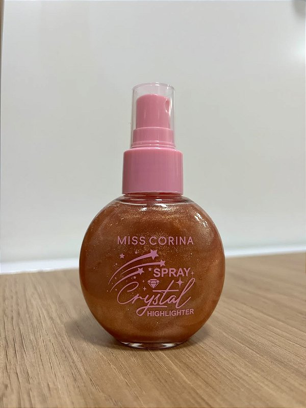 Iluminador Spray Crystal Bronze Dourado