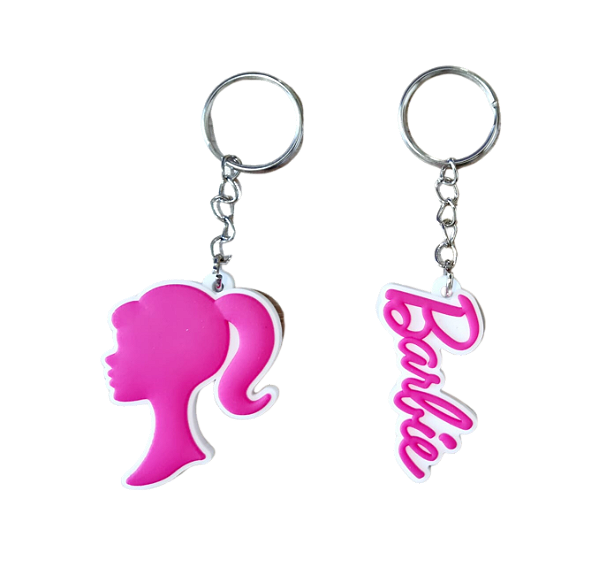 KIT C/6 CHAVEIRO EMBORRACHADO BARBIE