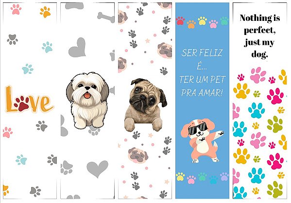 KIT C/12 MARCADOR DE LIVROS C/ TASSEL - PETS
