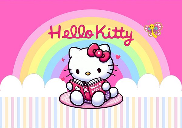 LIVRO DE COLORIR CAPA DURA WIRE-O HELLO KITTY
