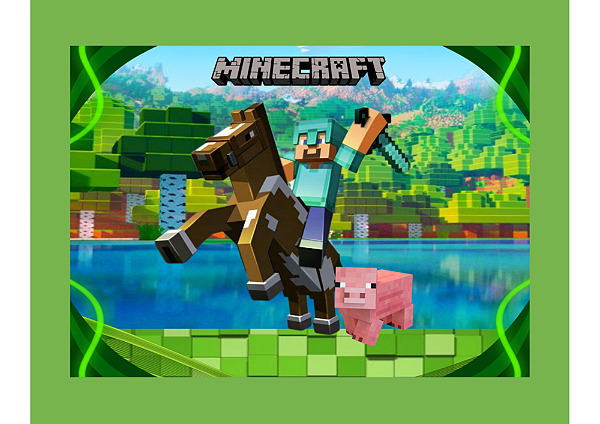 LIVRO DE COLORIR CAPA DURA MINECRAFT