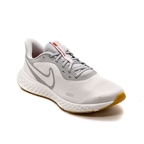 Tênis Esportivo Nike Revolution 5 Masculino Branco