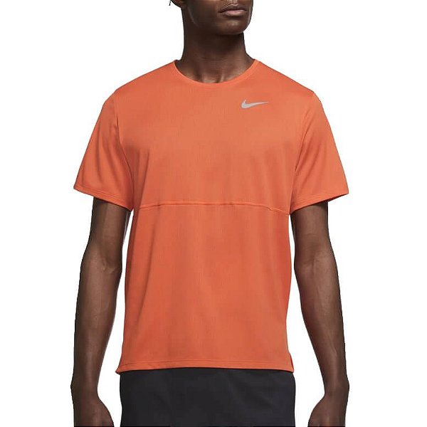 Camiseta Nike Breathe Masculina Laranja