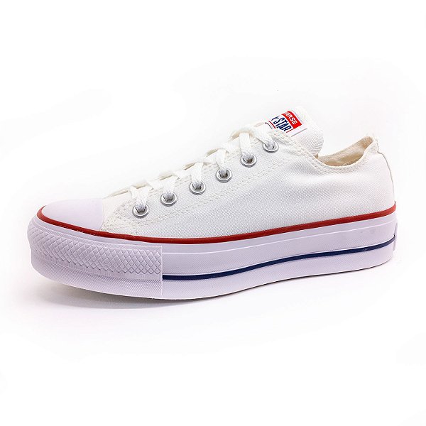 all star branco feminino plataforma