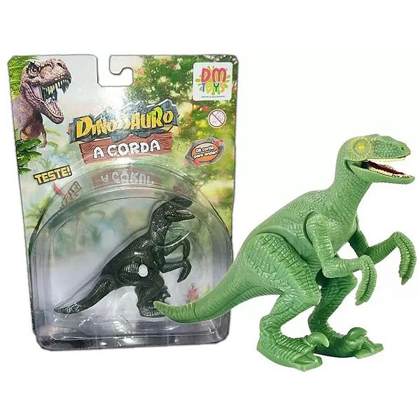 Boneco Dinossauro A Corda Sortidos - Dm Toys