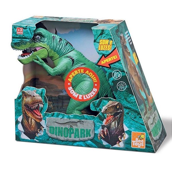 Dinopark Dinossauro Com Som E Luz