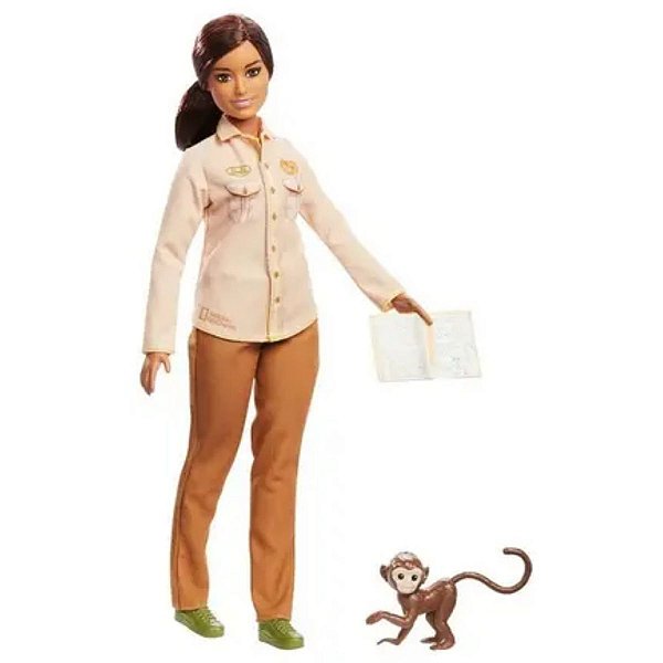 Boneca Barbie Conservacionista Da Vida Selvagem - Mattel