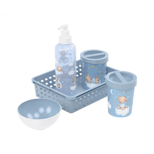 Kit Higiene Urso Azul