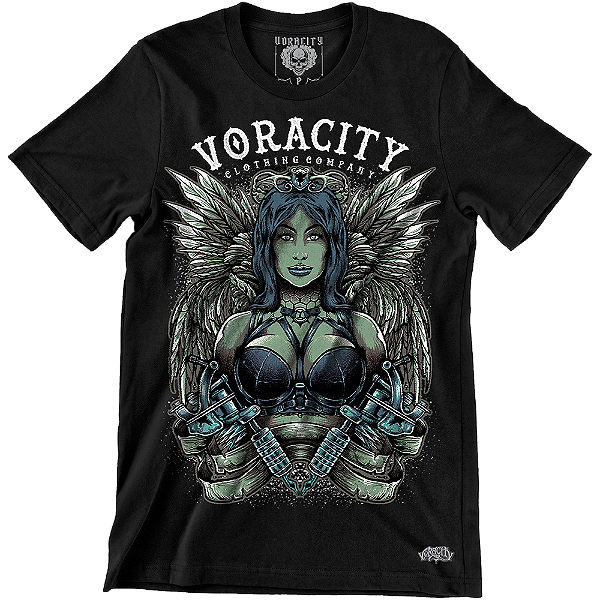 Camiseta Rock Voracity Tattoo Angel
