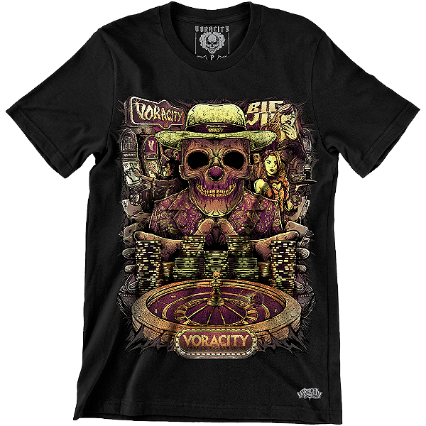 Camiseta Rock Voracity Cassino Vegas Death