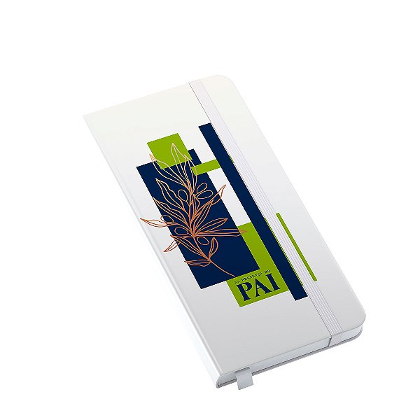 Moleskine Devocional na Presença do Pai - Capa Branca e Azul