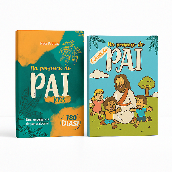 Combo Na Presença do Pai Kids - Nova Edição 2025 para Crianças + Caderno de Colorir – Na Presença do Pai