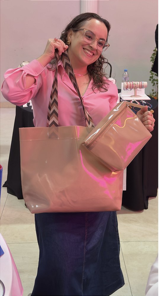 Bolsa Verão de silicone acompanha necessarie