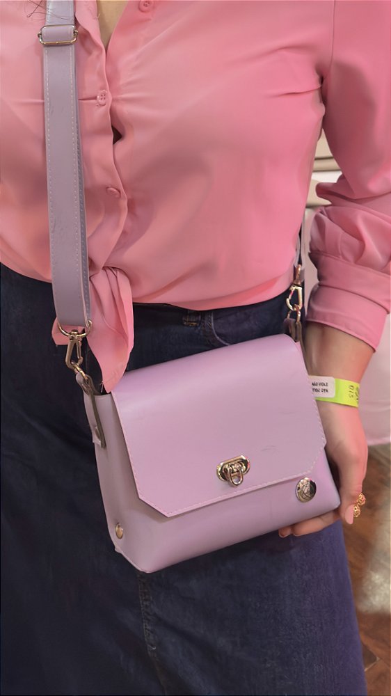 Bolsa Claudia Cor Lilás - Tamanho P