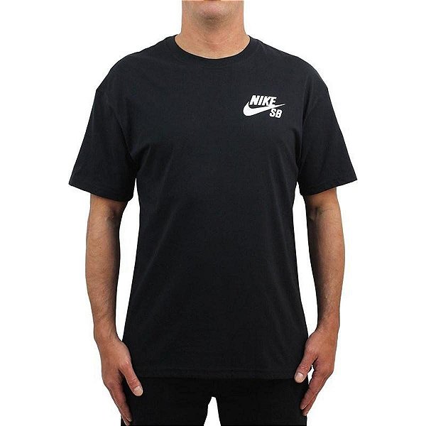 Camiseta Nike SB Tee Mini Logo Preta