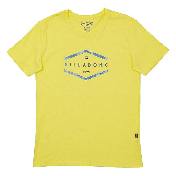 Camiseta Billabong Entry I - Amarelo