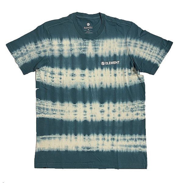 Camiseta Element Blazin Chest Tied - Azul/Branco (Tie Dye)