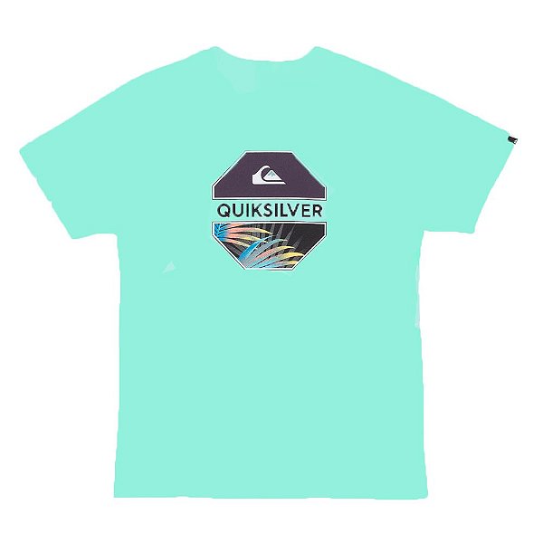 Camiseta Quiksilver Panel - Azul Claro