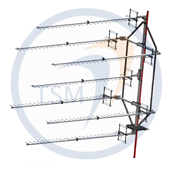 ANTENA YAGI SETUPLA 415 - 450 MHz 25dBi 27 ELEMENTOS 7Y43017-27SG